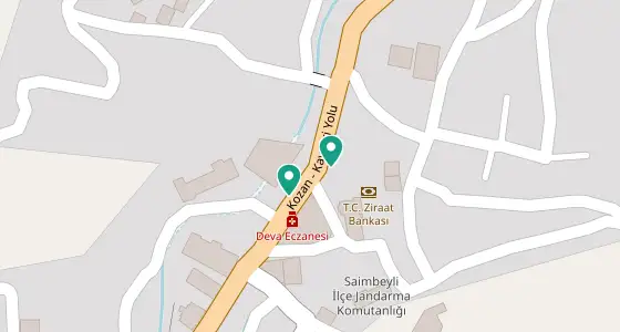 Saimbeyli eczane konum haritası — Adana