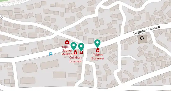 Çelikhan eczane konum haritası — Adıyaman
