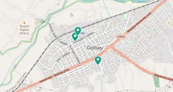 Gölbaşı eczane konum haritası — Adıyaman