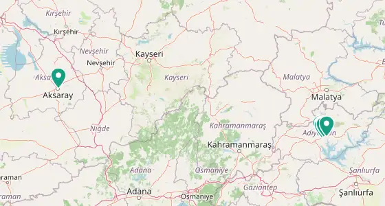 Merkez eczane konum haritası — Adıyaman