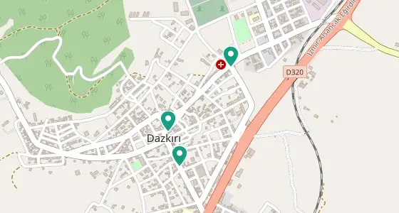 Dazkırı eczane konum haritası — Afyonkarahisar