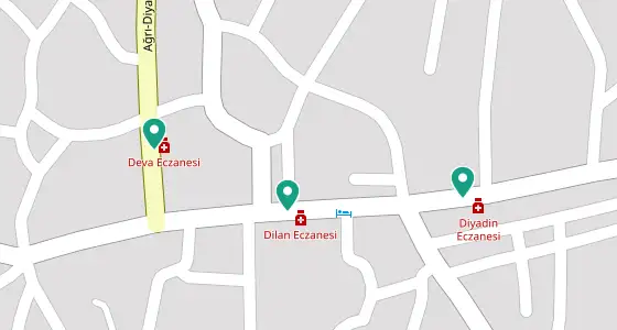 Diyadin eczane konum haritası — Ağrı