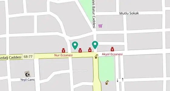 Eskil eczane konum haritası — Aksaray