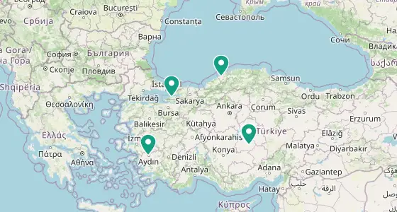 Merkez eczane konum haritası — Aksaray