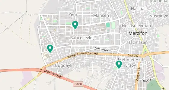 Merzifon eczane konum haritası — Amasya