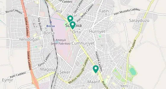 Suluova eczane konum haritası — Amasya
