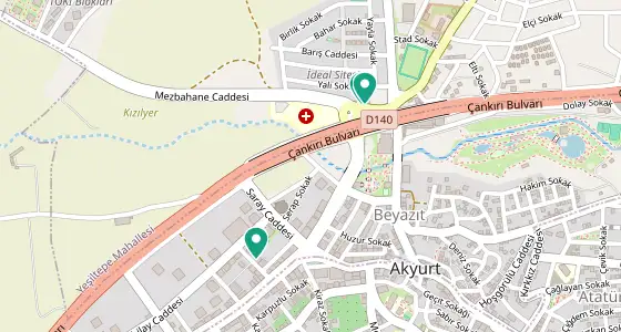 Akyurt eczane konum haritası — Ankara