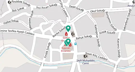 Ayaş eczane konum haritası — Ankara