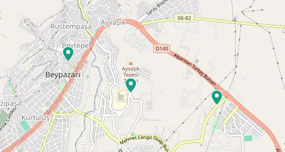 Beypazarı eczane konum haritası — Ankara