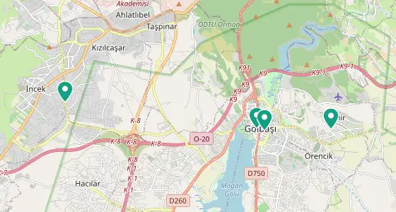 Gölbaşı eczane konum haritası — Ankara