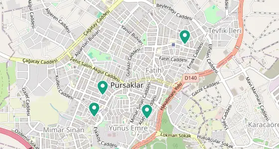 Pursaklar eczane konum haritası — Ankara