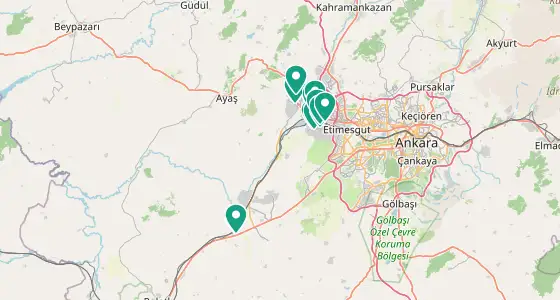 Sincan eczane konum haritası — Ankara