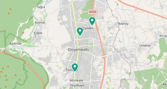 Döşemealtı eczane konum haritası — Antalya