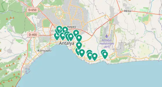 Muratpaşa eczane konum haritası — Antalya
