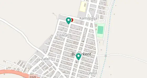 Buharkent eczane konum haritası — Aydın