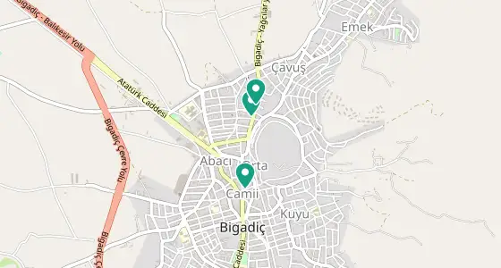Bigadiç eczane konum haritası — Balıkesir