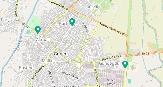 Gönen eczane konum haritası — Balıkesir