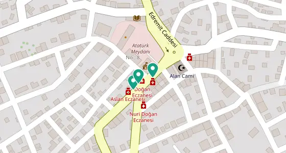 İvrindi eczane konum haritası — Balıkesir
