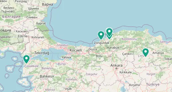 Merkez eczane konum haritası — Bartın