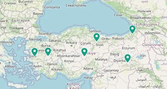 Merkez eczane konum haritası — Batman