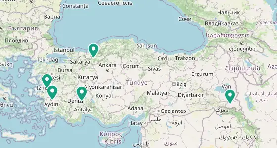 Merkez eczane konum haritası — Bolu