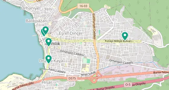 Gemlik eczane konum haritası — Bursa