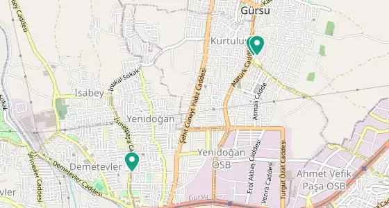 Gürsu eczane konum haritası — Bursa