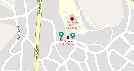 Harmancık eczane konum haritası — Bursa