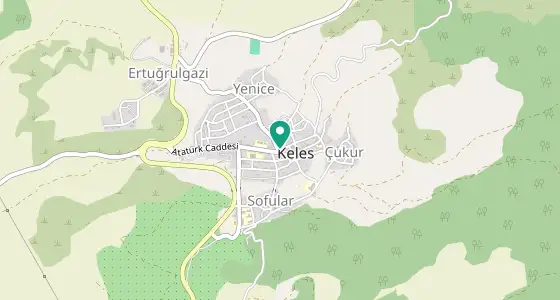 Keles eczane konum haritası — Bursa
