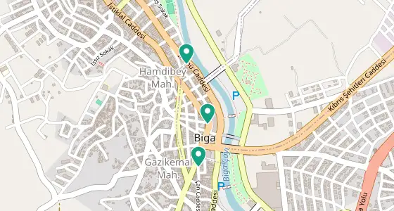 Biga eczane konum haritası — Çanakkale