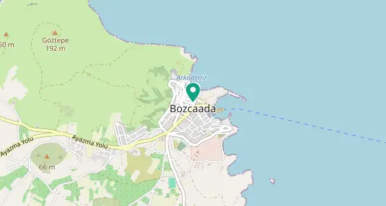 Bozcaada eczane konum haritası — Çanakkale