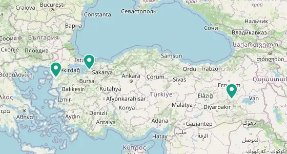 Merkez eczane konum haritası — Çanakkale