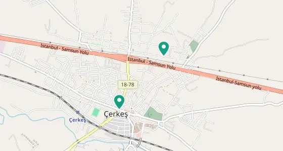 Çerkeş eczane konum haritası — Çankırı