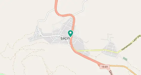 Laçin eczane konum haritası — Çorum