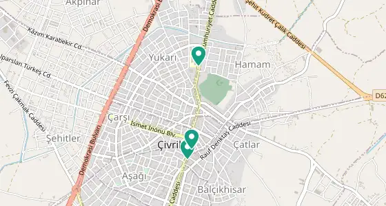 Çivril eczane konum haritası — Denizli
