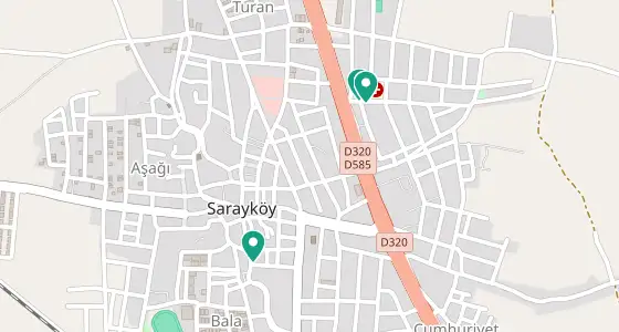 Sarayköy eczane konum haritası — Denizli