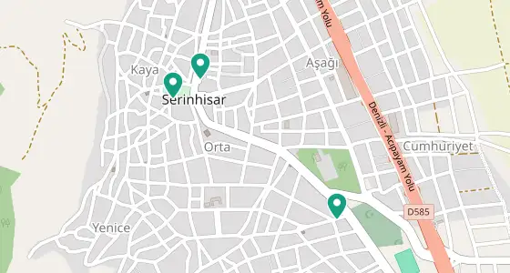 Serinhisar eczane konum haritası — Denizli