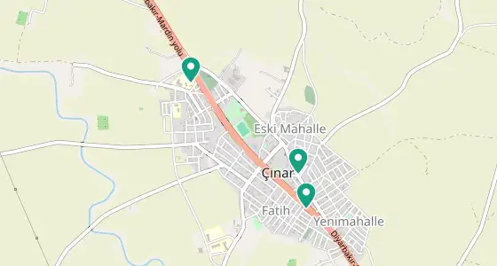 Çınar eczane konum haritası — Diyarbakır