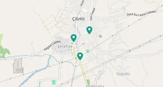 Çilimli eczane konum haritası — Düzce