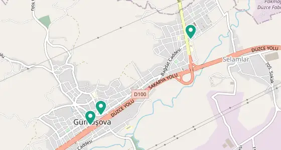 Gümüşova eczane konum haritası — Düzce