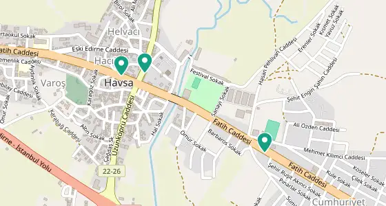 Havsa eczane konum haritası — Edirne