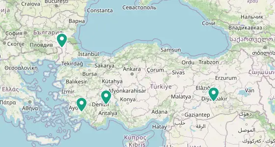 Merkez eczane konum haritası — Edirne