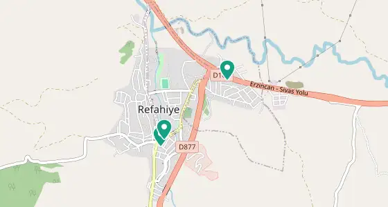 Refahiye eczane konum haritası — Erzincan