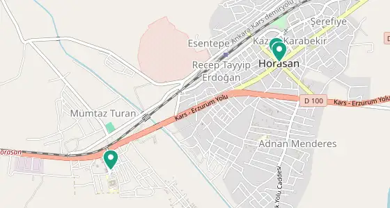 Horasan eczane konum haritası — Erzurum