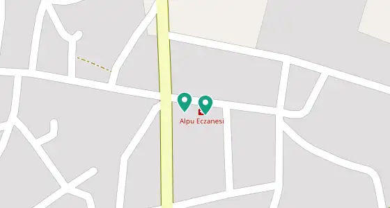 Alpu eczane konum haritası — Eskişehir