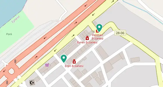 Eynesil eczane konum haritası — Giresun