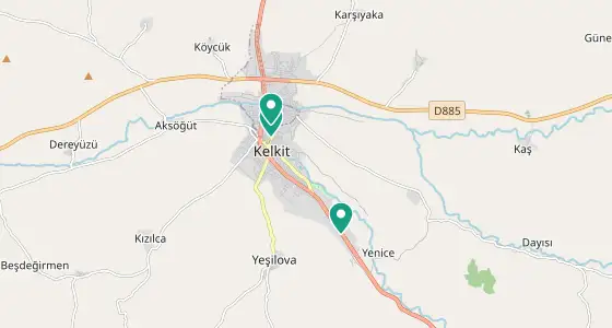 Kelkit eczane konum haritası — Gümüşhane