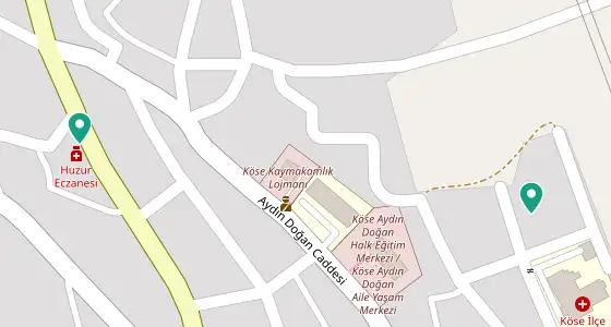 Köse eczane konum haritası — Gümüşhane