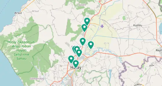 Antakya eczane konum haritası — Hatay