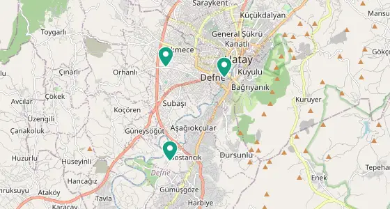 Defne eczane konum haritası — Hatay
